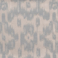 A close-up of Oncillary Mist ikat fabric.