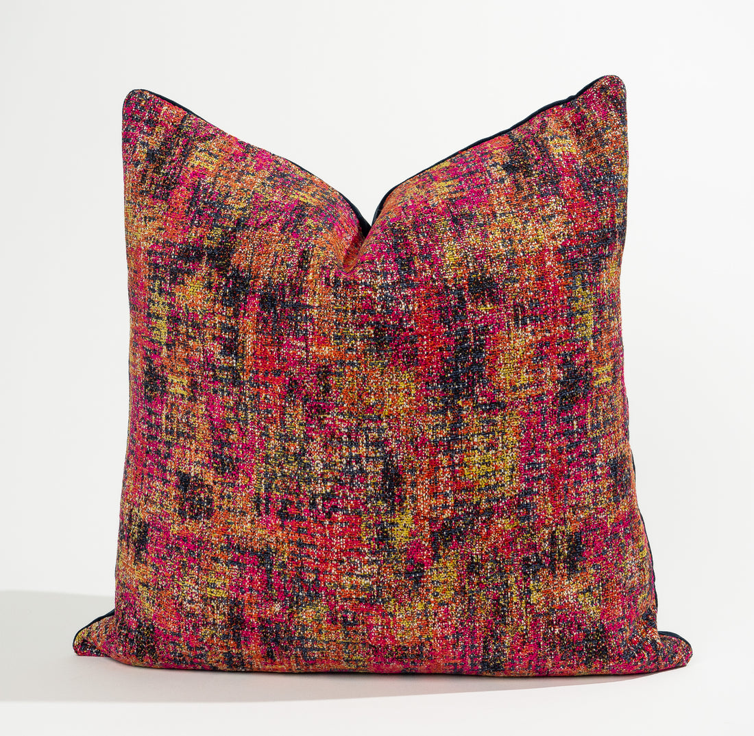 Floral & Exotic Bird Pillow